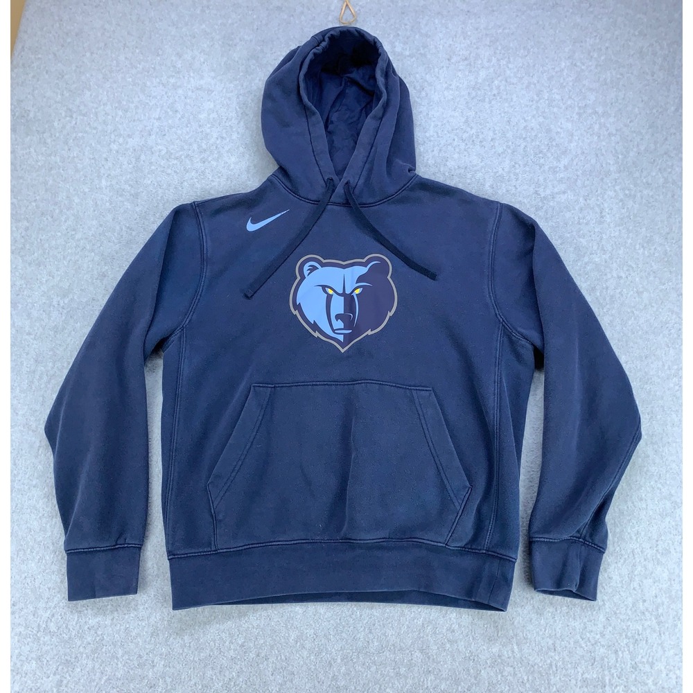 Nike Hoodie Mens Small Navy Blue NBA Memphis Grizzlies Fleece FB4764-419